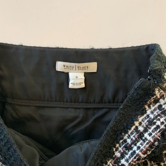 WHBM tweed skirt Size 0 - Picture 5 of 13